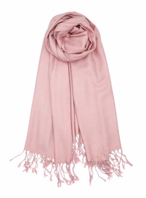 baby pink color scarf image 2