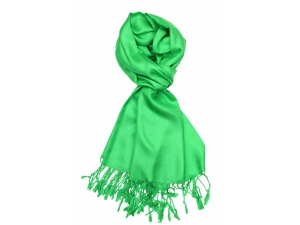 kelly green pashmina scarf