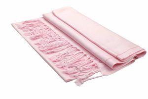 light pink pashmina scarf