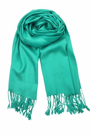 light sea green pashmina scarf