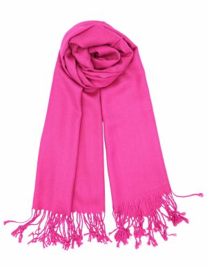 magenta pashmina scarf