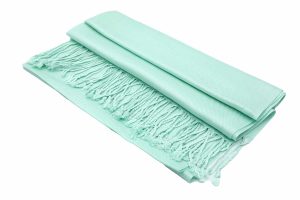 Alternative view of Mint Green Pashmina Shawl Wrap Scarf