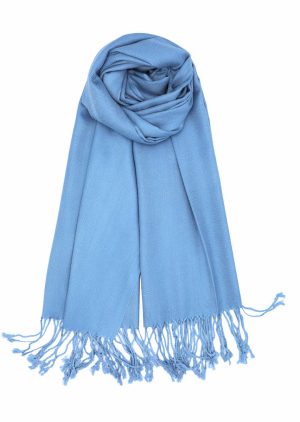 pale denim blue pashmina 2
