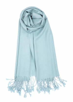 pale tea pashmina scarf