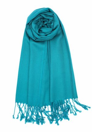 teal pashmina scarf