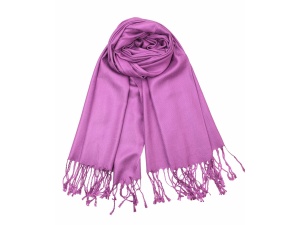 violet pashmina scarf