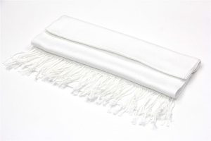 large soft silky white pashmina shawl warp scarf