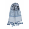 oxford grey jacquard pashmina scarf