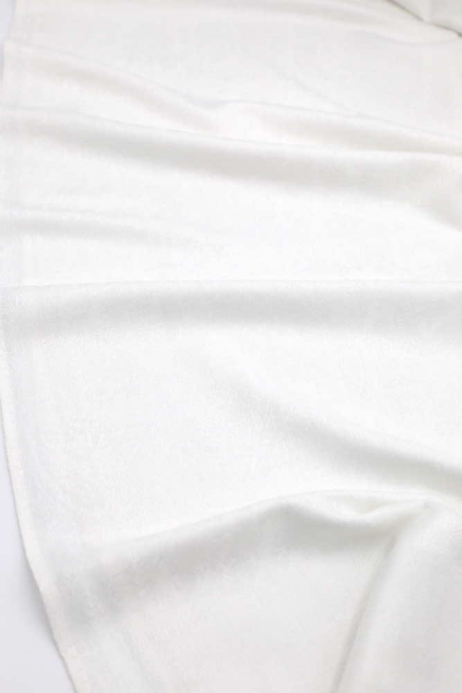 white jacquard pashmina shawl