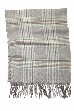 green glen cashmere plaid scarf