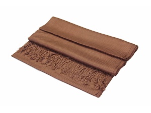 cocoa brown pashmina scarf