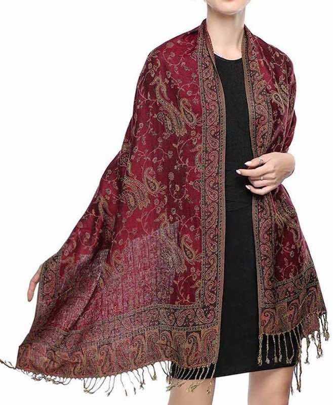 Reversible Paisley Pashmina