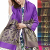 12 pack bohemian metallic pashmina shawl 080