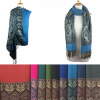 12 pack exotic metallic pashmina shawl scarf 081
