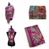 12 pack floral metallic pashmina shawl scarf 057