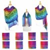 12 pack rainbow ombre pashmina shawl scarf 067