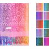 12 pack rainbow ombre pashmina shawl scarf m46